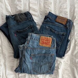 3-Pack! Levi's Men's Blue Jeans